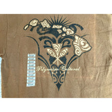 Load image into Gallery viewer, VTG Polynesian Cultural Center Shirt Adult Small Brown Artsy Hawaii Mens NWOT
