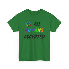 Load image into Gallery viewer, All Humans Accepted T-Shirt, Rainbow Shirts, Gay Pride Tshirt, Rainbow Tee, Equality T-Shirt, Pride Month Shirts, Up4Drea T-Shirts, Kindness
