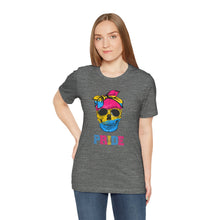 Load image into Gallery viewer, Pansexual Pride Skull Gay Rights T-Shirt, Human Rights Shirt, Equality T-Shirt, LGBTQ+ Shirts, Pride Tee
