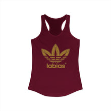 Load image into Gallery viewer, Labias Funny Parody Women's Ideal Racerback Tank
