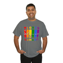 Load image into Gallery viewer, LGBTQ Human T-Shirt, Rainbow Shirts, Gay Pride Tshirt, Human Rights Shirt, Pride Month Shirts, Equality Shirt, Equal Rights Shirt, Pride
