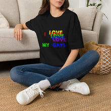 Load image into Gallery viewer, I love my gays Unisex Softstyle T-Shirt
