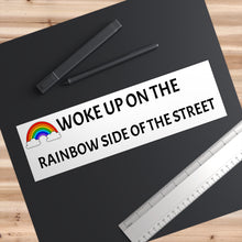 Load image into Gallery viewer, Rainbow Side Bumper Stickers, Fun Car Decal, Positive Vibe Sticker, Express Yourself, Gift for Friends, Car Accessories
