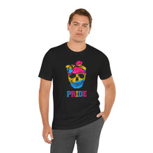 Load image into Gallery viewer, Pansexual Pride Skull Gay Rights T-Shirt, Human Rights Shirt, Equality T-Shirt, LGBTQ+ Shirts, Pride Tee
