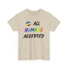 Load image into Gallery viewer, All Humans Accepted T-Shirt, Rainbow Shirts, Gay Pride Tshirt, Rainbow Tee, Equality T-Shirt, Pride Month Shirts, Up4Drea T-Shirts, Kindness
