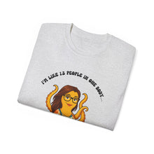 Load image into Gallery viewer, Funny Octopus T-Shirt, Cute Humor Tee for Ocean Lovers, Gift for Friends, Fun Party Shirt, Casual Wear, Unique Graphic Tee
