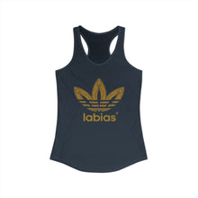 Load image into Gallery viewer, Labias Funny Parody Women's Ideal Racerback Tank
