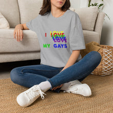 Load image into Gallery viewer, I love my gays Unisex Softstyle T-Shirt
