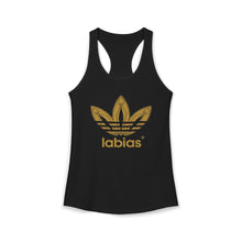 Load image into Gallery viewer, Labias Funny Parody Women's Ideal Racerback Tank
