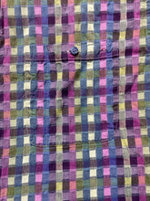 Load image into Gallery viewer, The Territory Ahead Shirt Adult 2XL XXL Rainbow Patchwork Texture Button Up Mens
