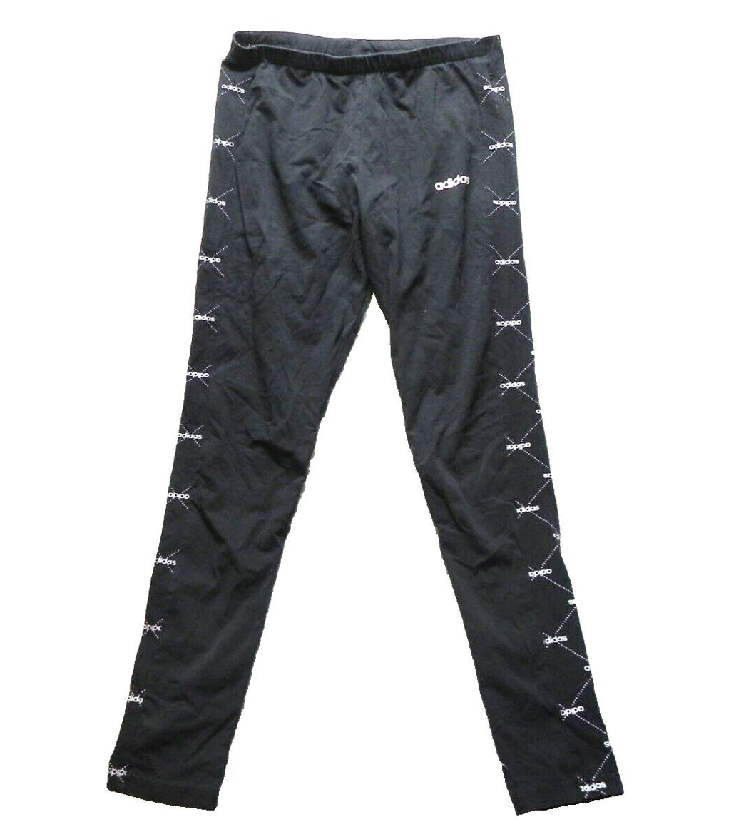 Adidas Leggings Womens Medium Elastic Waist Pull On Stretch Yoga Gym Activewear