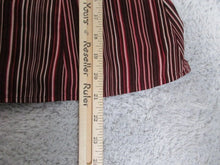 Load image into Gallery viewer, East 5th Shirt Womens Small Button Up Collared Blouse Stripe Spandex Petite Lady
