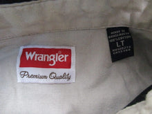 Load image into Gallery viewer, Wrangler Shirt Adult Large Tall Button Up Utility Workwear Casual Pocket Mens

