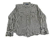 Load image into Gallery viewer, Polo Ralph Lauren Shirt Womens 14 Extra Large Black White Checkered Button Up
