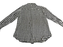 Load image into Gallery viewer, Polo Ralph Lauren Shirt Womens 14 Extra Large Black White Checkered Button Up
