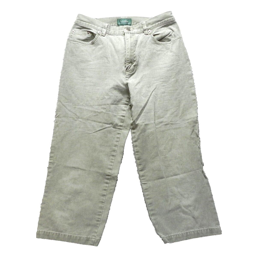 Lauren Ralph Lauren Pants Womens 8 (29x19) Straight Leg 5 Cropped Capri Ladies