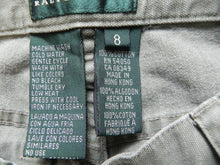 Load image into Gallery viewer, Lauren Ralph Lauren Pants Womens 8 (29x19) Straight Leg 5 Cropped Capri Ladies
