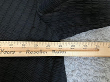 Load image into Gallery viewer, ZARA Shirt Womens Large Black Button Up Ruffle Trim Flowy Peplum Tunic Blouse
