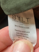 Load image into Gallery viewer, BYLT Shirt Adult Small Hunter Green Drop Cut Lux Premium Basics Spandex Mens
