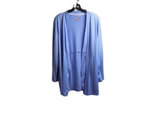 Load image into Gallery viewer, MUK LUKS Sweater Womens Extra Large Lavender Open Front Tunic Cardigan Spandex
