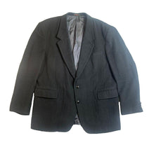 Load image into Gallery viewer, Andre Villard Sport Coat Mens 48L Black Alpaca Wool Blend Suit Blazer Paris
