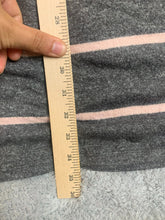 Load image into Gallery viewer, C Shirt Womens 3X Gray Pink Striped Dolman Flowy Blouse Casual Plus Ladies
