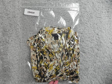 Load image into Gallery viewer, Banana Republic Shirt Womens PXS Yellow Brown Tank Ruffle Trim Blouse Petites
