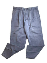 Load image into Gallery viewer, Dockers Pants Adult 40x32 Navy Blue Pleated Straight Leg Casual Trouser Mens
