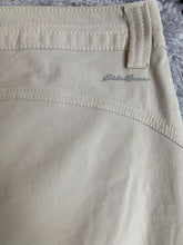 Load image into Gallery viewer, Eddie Bauer Pants Womens 10 (34x31.2) Light Tan Cargo Straight Leg Nylon Spandex
