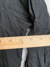 Load image into Gallery viewer, Ava &amp; Viv Shirt Womens 3X Black Keyhole tie Bottom Blouse Flowy Casual Ladies
