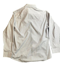 Load image into Gallery viewer, Slim Fit Shirt Adult 3XL XXXL Purple White Stripe Button Up Casual Collared Mens
