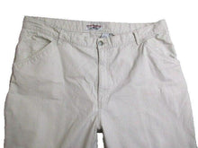 Load image into Gallery viewer, Boca Classic Pants Adult 42x30 Off White Flat Front Straight Leg Utility Mens
