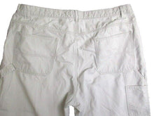 Load image into Gallery viewer, Boca Classic Pants Adult 42x30 Off White Flat Front Straight Leg Utility Mens
