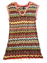 Load image into Gallery viewer, BCBG Maxazria Dress Womens Medium Rainbow Azlearedco Knit  A-Line Short Ladies
