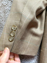 Load image into Gallery viewer, Bill Blass Sport Coat Mens 40L Single Breasted Houndstooth Suit Blazer USA Made
