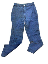 Load image into Gallery viewer, VTG Touche Jeans Junior 11/12 (29x26) Rainbow Stripes Denim Straight Leg Girls
