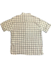 Load image into Gallery viewer, Kamro USA Shirt Adult 2XL XXL Tan Plaid Button Up Pocket Casual Outdoor Mens
