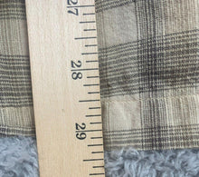 Load image into Gallery viewer, Kamro USA Shirt Adult 2XL XXL Tan Plaid Button Up Pocket Casual Outdoor Mens
