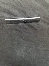 Load image into Gallery viewer, Denim &amp; Flower Ricky Singh Shirt Adult Large Black Preppy Casual Golf Polo Mens
