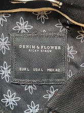 Load image into Gallery viewer, Denim &amp; Flower Ricky Singh Shirt Adult Large Black Preppy Casual Golf Polo Mens
