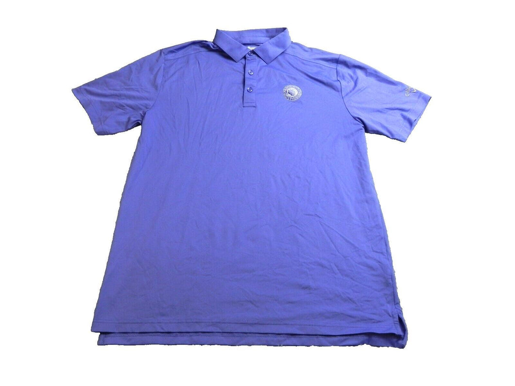 Callaway Shirt Adult Large Purple Performance Rose City Golf Club Polo Mens