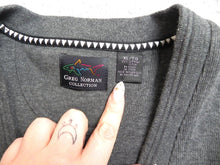 Load image into Gallery viewer, Greg Norman Vest Adult Extra Large Black V-Neck Collection Shark Golf Mens
