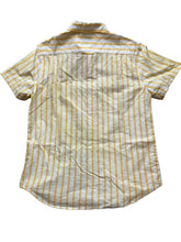 Load image into Gallery viewer, Denim &amp; Flower Ricky Singh Shirt Adult Medium Yellow White Button Up Indie Mens
