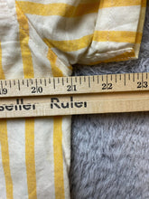 Load image into Gallery viewer, Denim &amp; Flower Ricky Singh Shirt Adult Medium Yellow White Button Up Indie Mens
