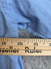 Load image into Gallery viewer, Five AR Shirt Adult Medium Blue Button Up Linen Blend Chest Pocket Casual Mens
