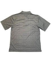 Load image into Gallery viewer, PGA Tour Shirt Adult Large Charcoal Windowpane Performance Casual Golf Polo Mens
