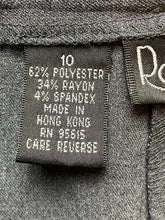 Load image into Gallery viewer, Rafaella Pants Womens 10 (29x29.5) Gray Wide Leg Flat Front Spandex Stretch Lady
