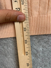 Load image into Gallery viewer, Alfred Dunner Shirt Womens Extra Large Peach Open Knit Acrylic Blouse Ladies
