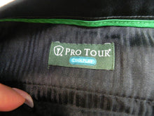 Load image into Gallery viewer, Pro Tour Pants Adult 38x30 Black Cool Play Straight Leg Casual Golf Dress Mens
