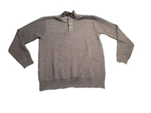 Load image into Gallery viewer, Mountain Expeditions Sweater Womens Large Brown Buttons Mock Neck Outerwear Lady
